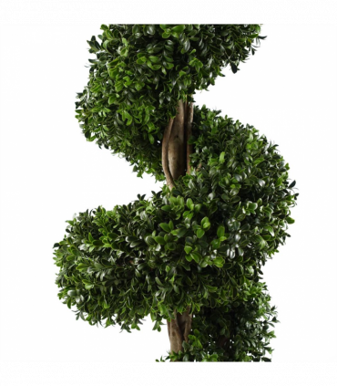 120cm Sprial Buxus Artificial Tree UV Resistant Outdoor Topiary