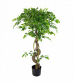 120cm Twisted Trunk Artificial Japanese Fruticosa Style Ficus Tree