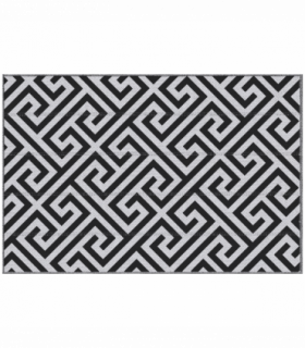 121x182cm Reversible Outdoor Rug Portable Plastic Straw RV  Outsunny