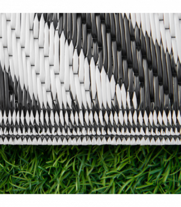 121x182cm Reversible Outdoor Rug Portable Plastic Straw RV  Outsunny