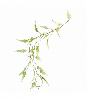 125cm Artificial Trailing Hanging Fern Foliage Plant Realistic