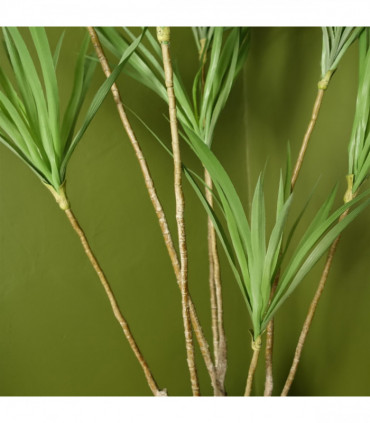 Artificial Natural Look Green 125cm Dragon Plant Dracaena Tree Plastic Leaves