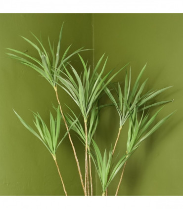 Artificial Natural Look Green 125cm Dragon Plant Dracaena Tree Plastic Leaves