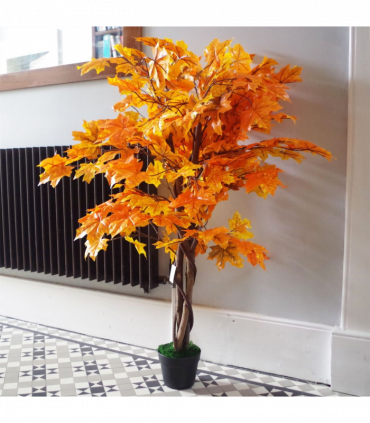 125cm Orange Maple Acer Extra Large Artificial Tree