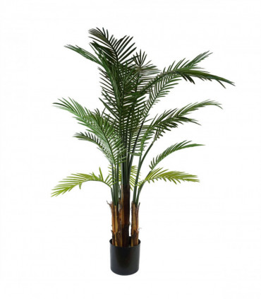 125cm UV Resistant Raphis Palm Tree with Natural Trunk