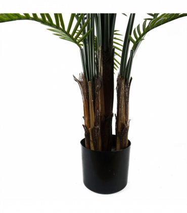 125cm UV Resistant Raphis Palm Tree with Natural Trunk