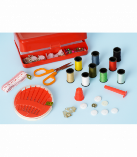 130 Piece Self-Thread Sewing Kit
