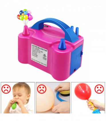 13000pa Electric Balloon Inflator Pump With Dual Nozzle Party Air Blower Xmas UK