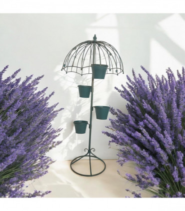 130CM BLUE METAL GARDEN PLANTER