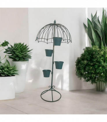 130CM BLUE METAL GARDEN PLANTER