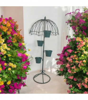 130CM BLUE METAL GARDEN PLANTER