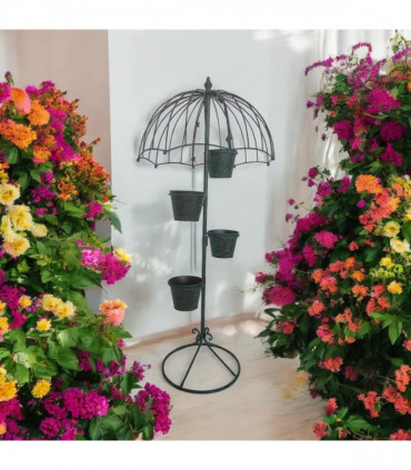 130CM GREEN METAL GARDEN PLANTER