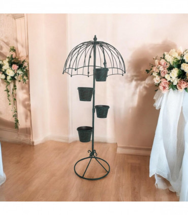 130CM GREEN METAL GARDEN PLANTER