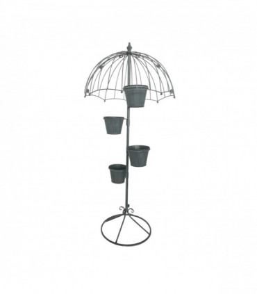 130CM GREY METAL GARDEN PLANTER