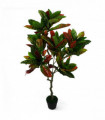 130cm Artificial Codiaeum Multicoloured House Plant