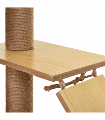 130cm Cat Tree for Indoor Cats, Multi-Level Plush Cat Tower