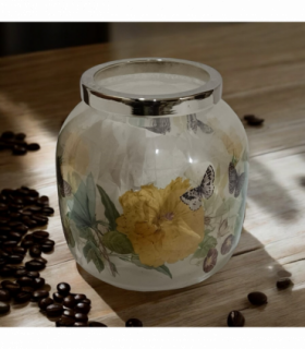 13CM GLASS FLOWER VASE