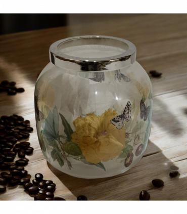 13CM GLASS FLOWER VASE