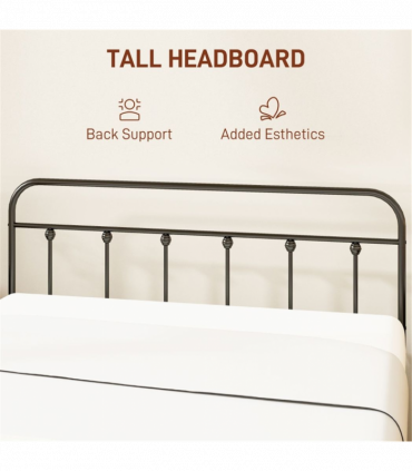 140cm Metal Bed Frame