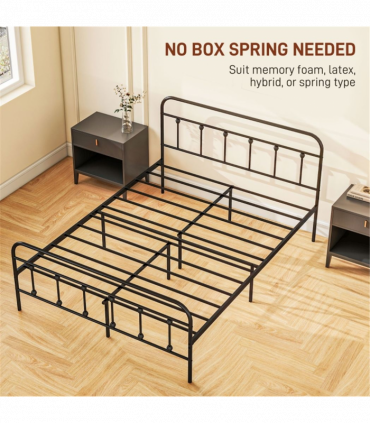 140cm Metal Bed Frame