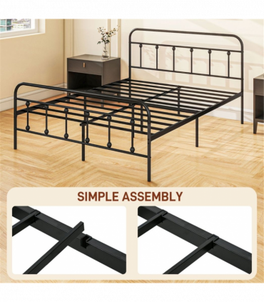 140cm Metal Bed Frame