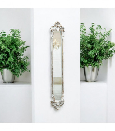15 X 109CM ANTIQUE WASHED MIRROR