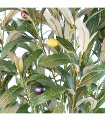150cm Artificial Natural Look Olive Tree with Wooden Trunk