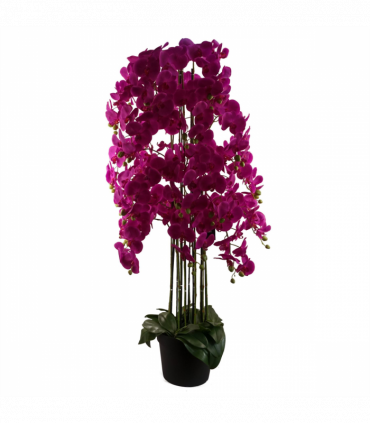 150cm Giant Purple Orchid Plant - Artificial - 189 flowers REAL TOUCH