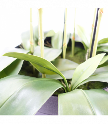 150cm Giant Purple Orchid Plant Artificial 189 flowers REAL TOUCH