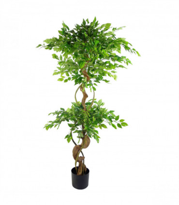 150cm Twisted Trunk Artificial Japanese Fruticosa Style Ficus Tree