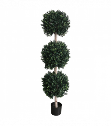 150cm UV Protected Triple Ball Topiary Tree Artificial