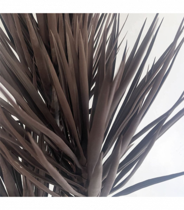 155cm Artificial Yukka Tree Plant Spiky UV Resistant Outdoor Tree Triple Dark Red and Brown