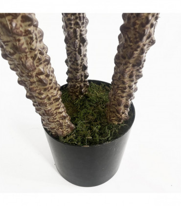 155cm UV Resistant Artificial XL Triple Yukka Tree Plant Spiky Tree Triple Dark