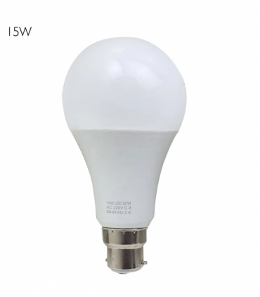 15W B22 Screw LED Light GLS bulbs, Energy Saving Edison  Cool White 6000K non dimmable lights