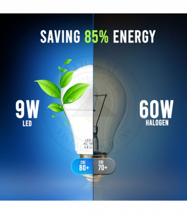 15W E27 Screw LED Light GLS bulbs, Energy Saving Edison  Cool White 6000K non dimmable lights