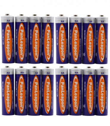 16 PCS AA Batteries 1.5V CarbonZinc AA Battery For Household Appliances Small Devices