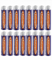 16 PCS AAA Batteries Power CarbonZinc AAA Battery 1.5v For Household Appliances small devices