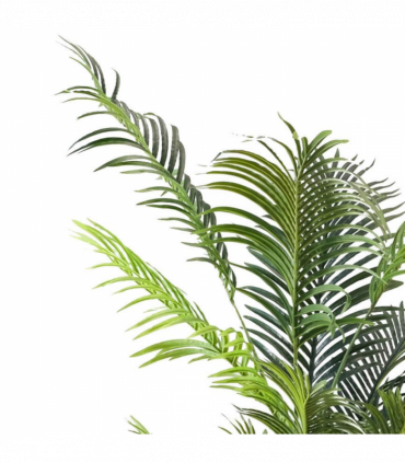 160cm Artificial Palm Tree with 15 Leaves in White Pot