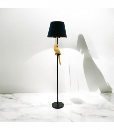 164X37X37CM FLOOR LAMP 15" BLACK SHADE