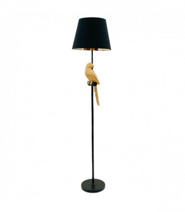 164X37X37CM FLOOR LAMP 15" BLACK SHADE
