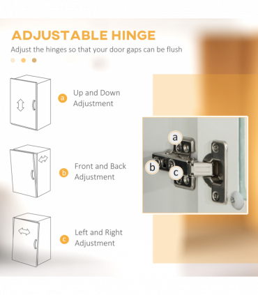 168cm Kitchen Cupboard Storage Cabinet w/ Shelves & Drawers,Open Counter White