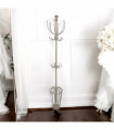 175CM CREAM METAL COAT STAND/ UMBRELLA HOL
