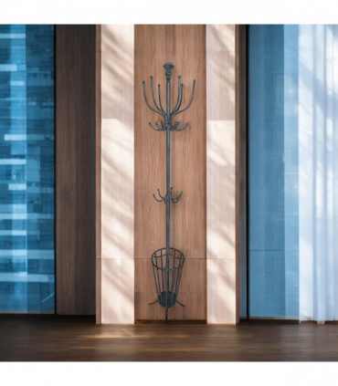 175CM GREY METAL COAT STAND/ UMBRELLA HOLD