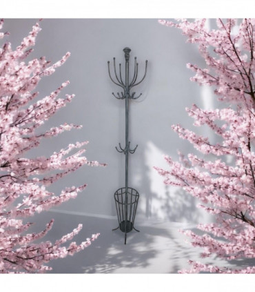 175CM GREY METAL COAT STAND/ UMBRELLA HOLD