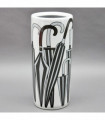 18" BLACK AND WHITE UMBRELLA STAND