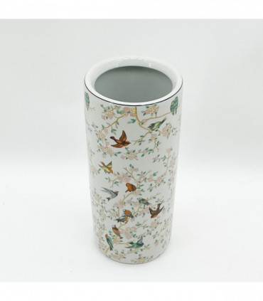 18" ROUND BIRDS & FLORAL UMBRELLA STAND
