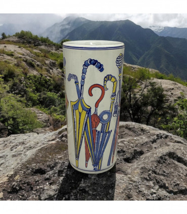 18"'UMBRELLA' COLOURED DESIGN UMBRELLA STA