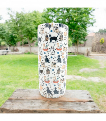 18"ROUND ASSORTED CATS UMBRELLA STANDS