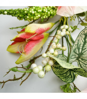 180cm Artificial Hanging  Pink Lily Plant Realistic Garland Trailing