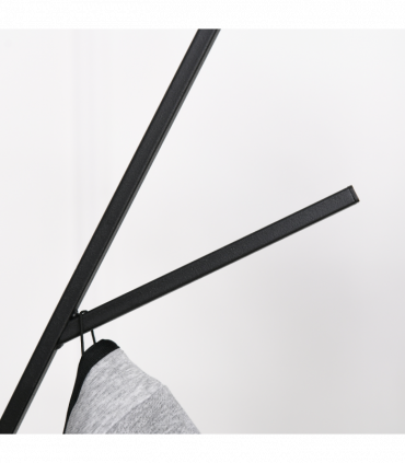 Coat Rack Metal Brown 180cm Free Standing Coat Rack Shelf Holder Hat Hanger
